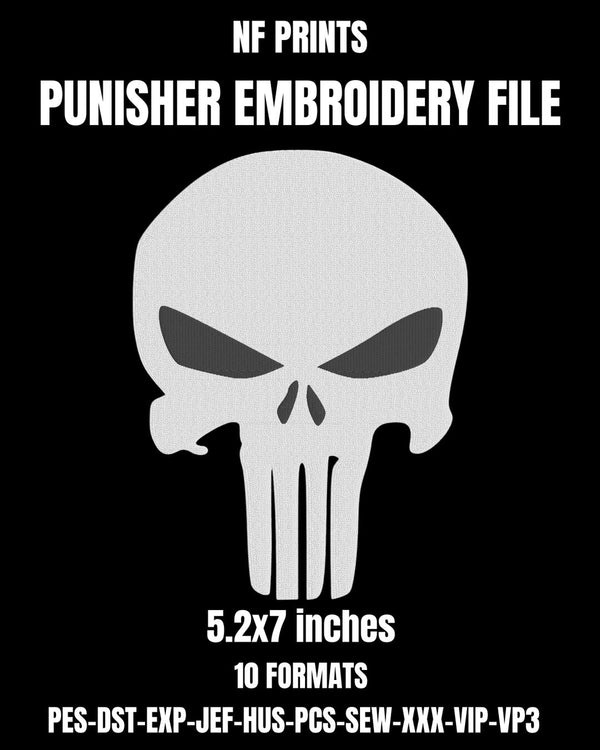Punisher 5.2x7 in
