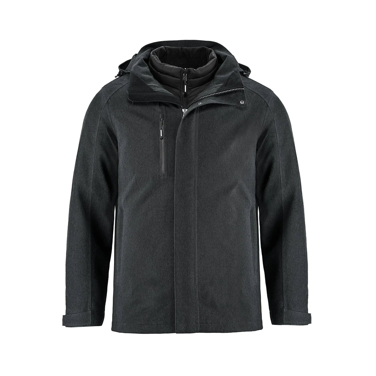 3-in-1 Jacket in Charcoal