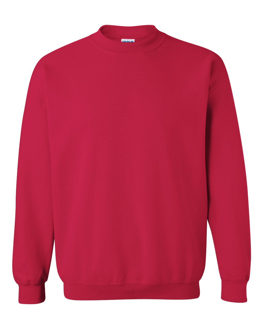 Gildan 18000 Heavy Blend Crewneck Sweatshirt in Cherry Red