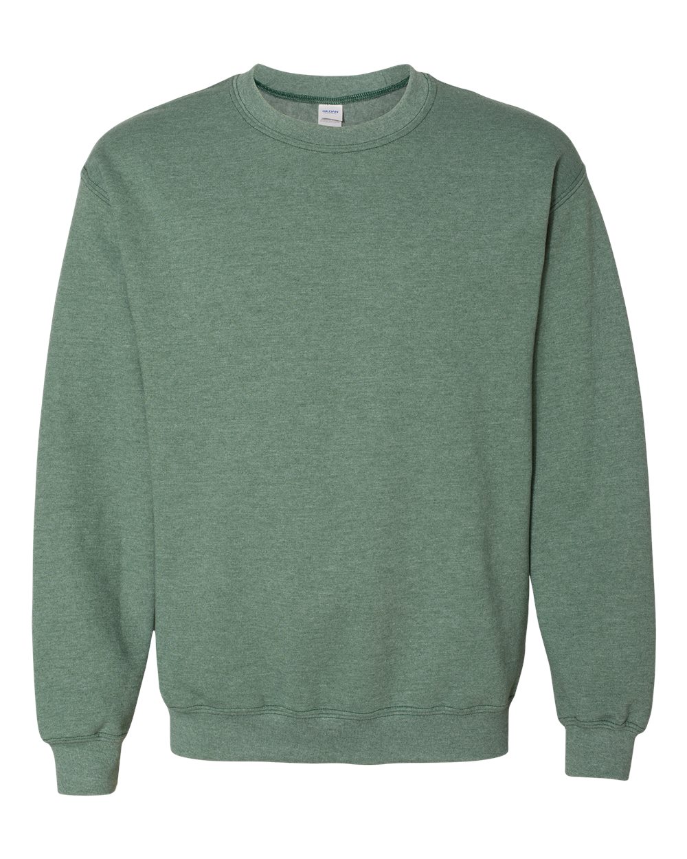 Gildan 18000 Heavy Blend Crewneck Sweatshirt in Heather Dark Green