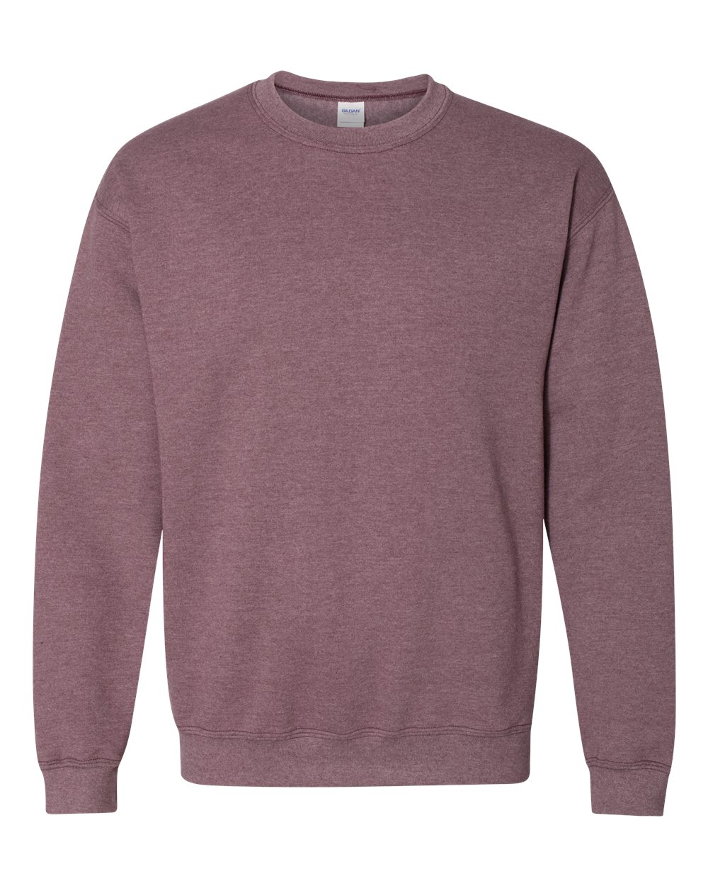 Gildan 18000 Heavy Blend Crewneck Sweatshirt in Heather Dark Maroon