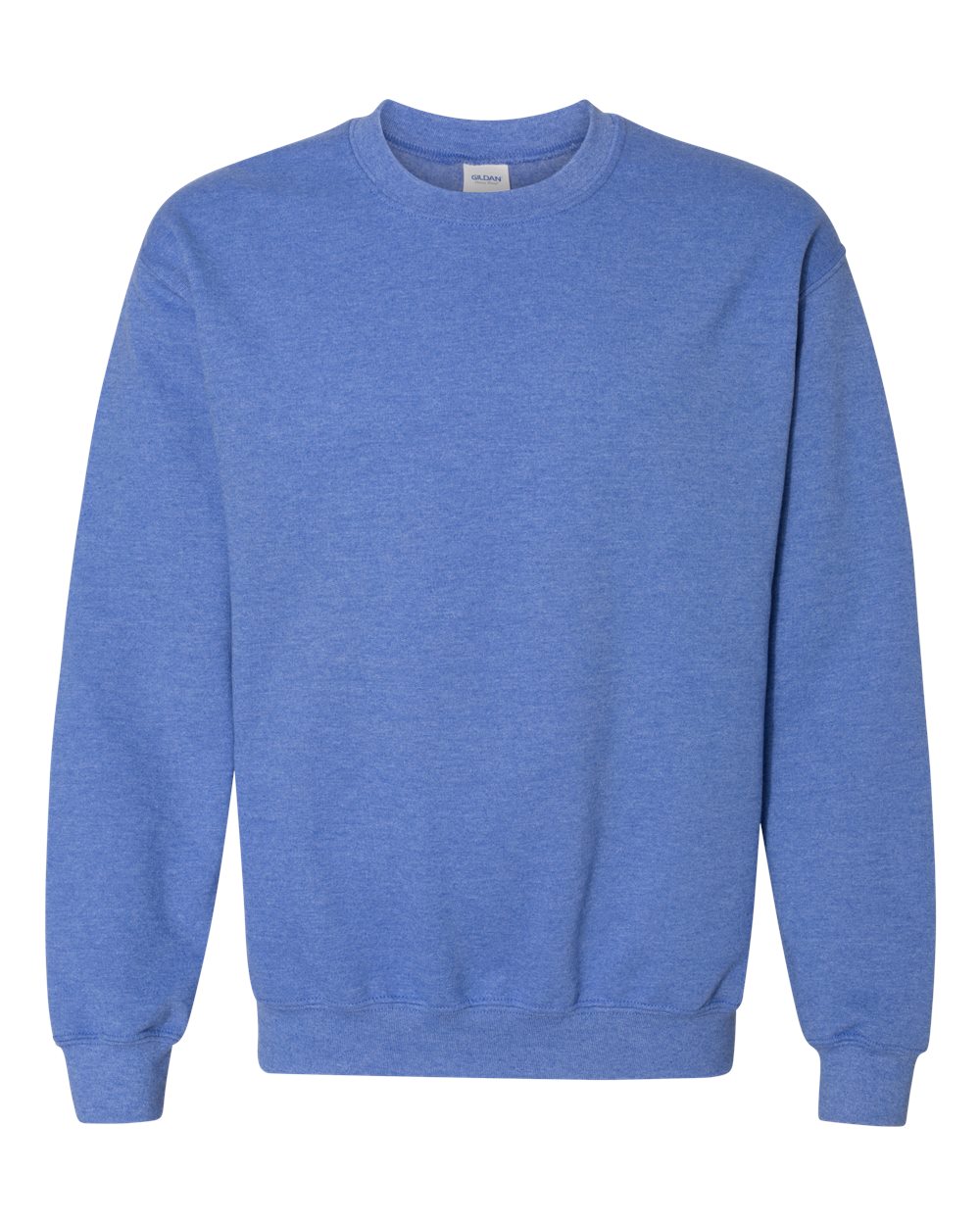 Gildan 18000 Heavy Blend Crewneck Sweatshirt in Heather Deep Royal