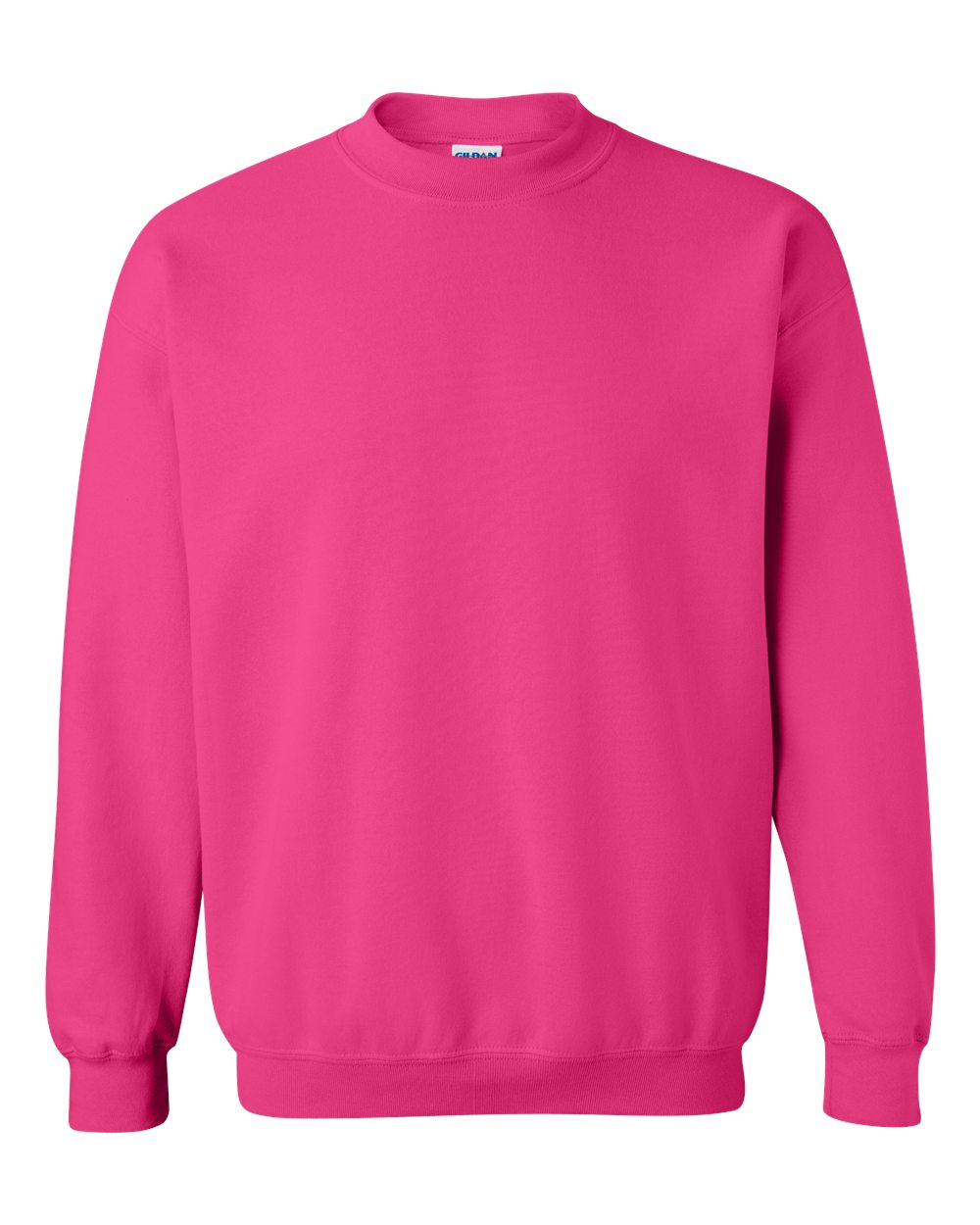 Gildan 18000 Heavy Blend Crewneck Sweatshirt in Heliconia