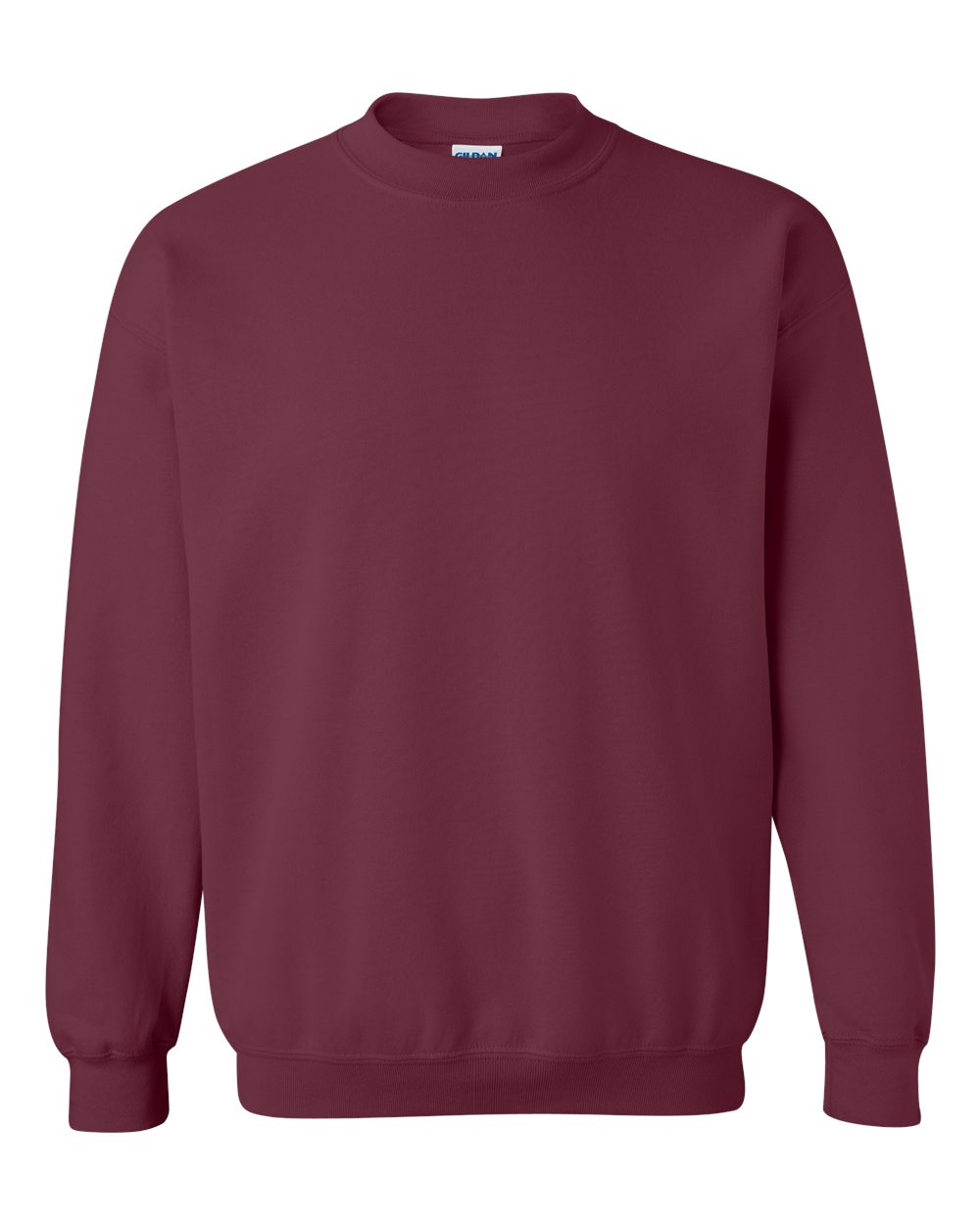 Gildan 18000 Heavy Blend Crewneck Sweatshirt in Maroon