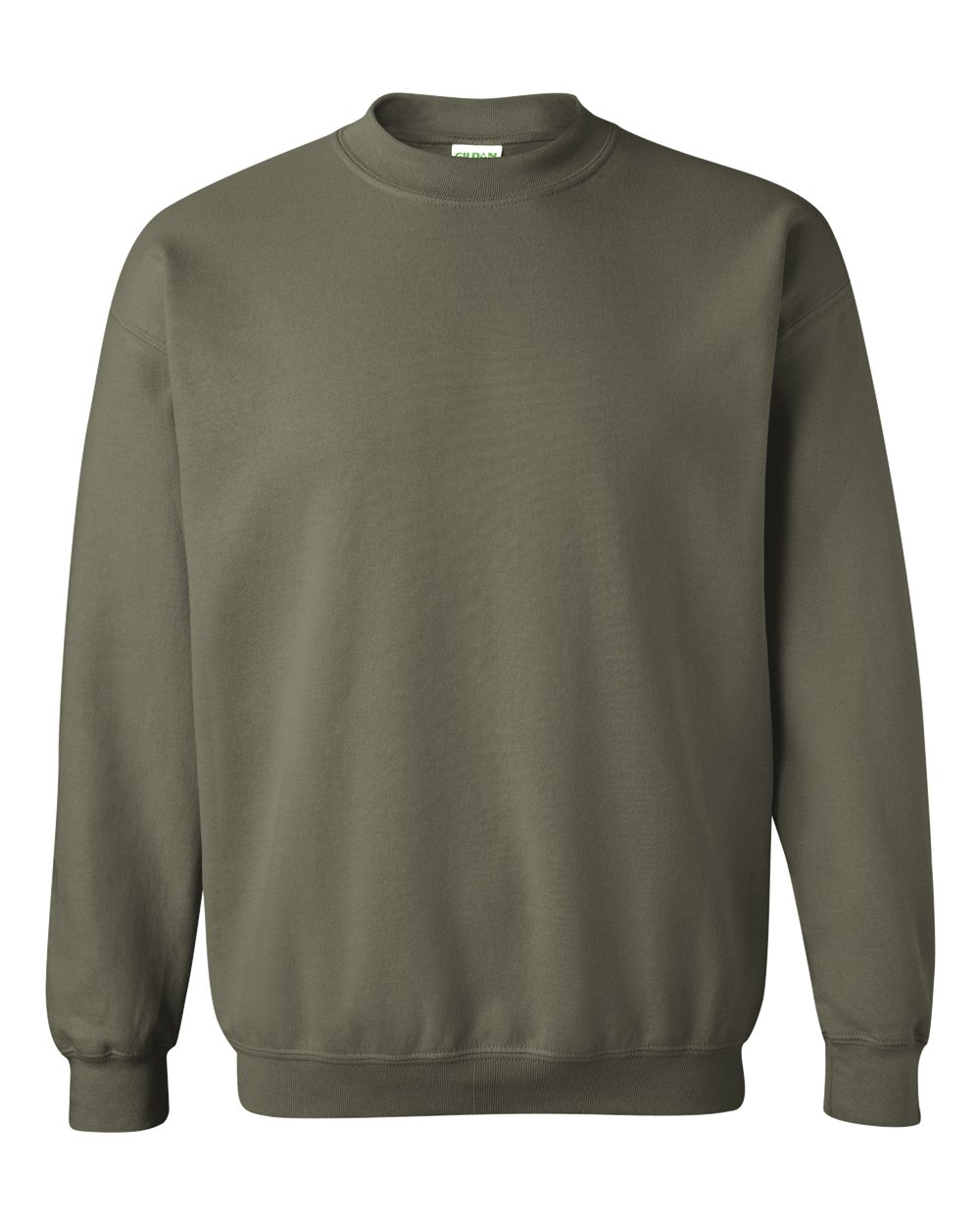 Gildan 18000 Heavy Blend Crewneck Sweatshirt in Military Green