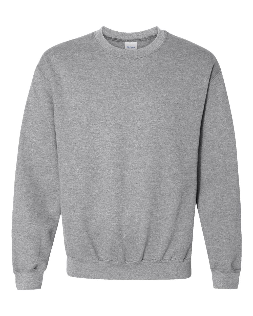 Gildan 18000 Heavy Blend Crewneck Sweatshirt in Sport Grey