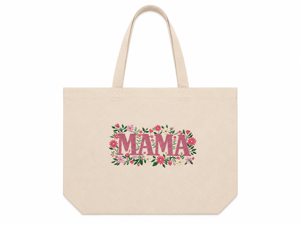 Embroidered Tote bag