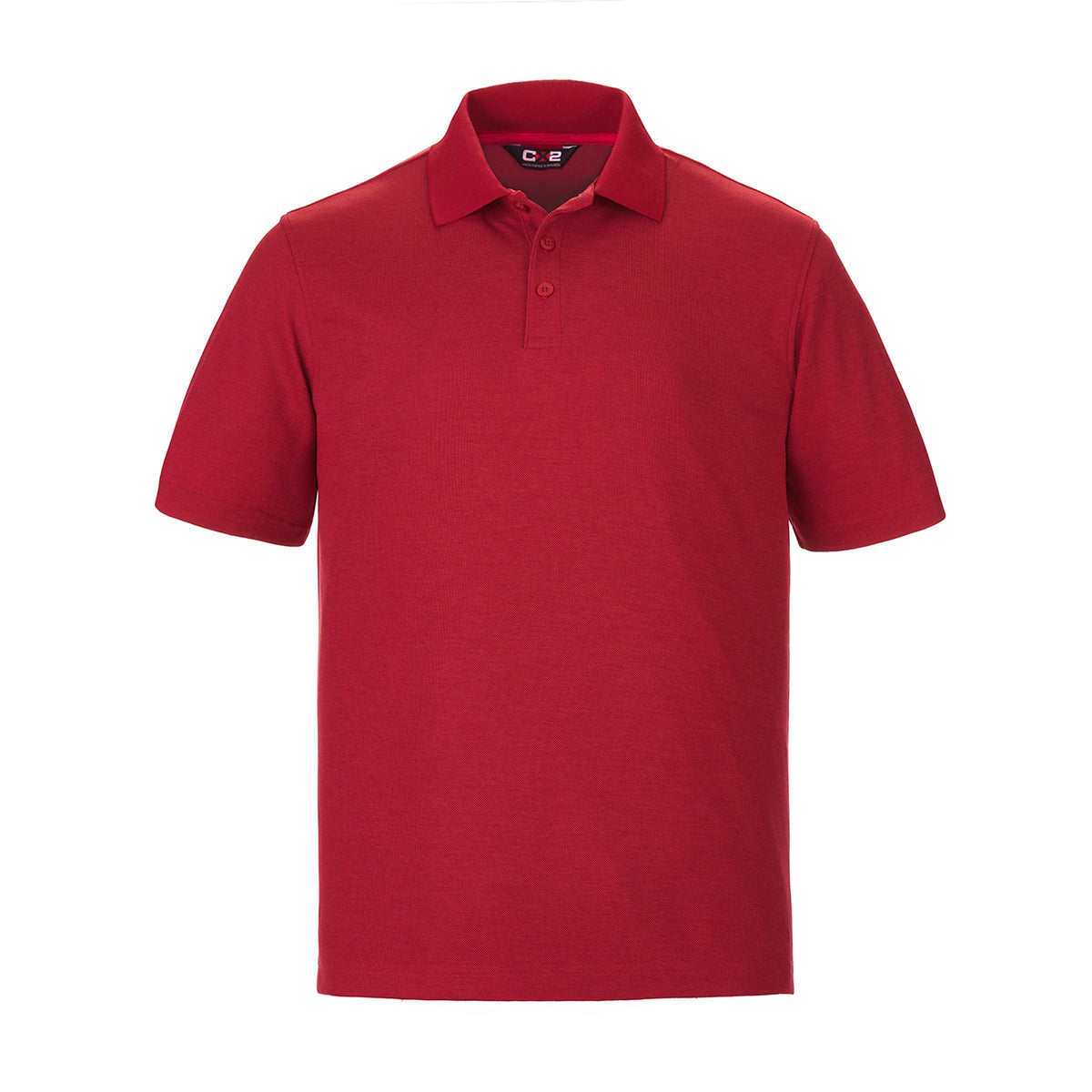 Mesh Polo in Red