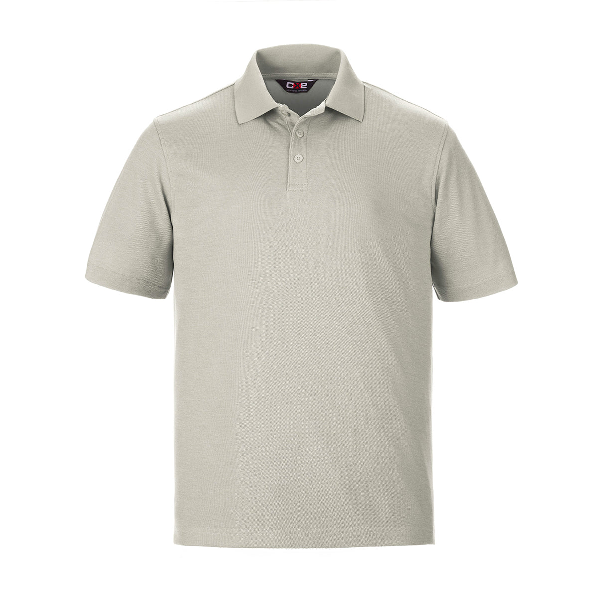 Mesh Polo in White
