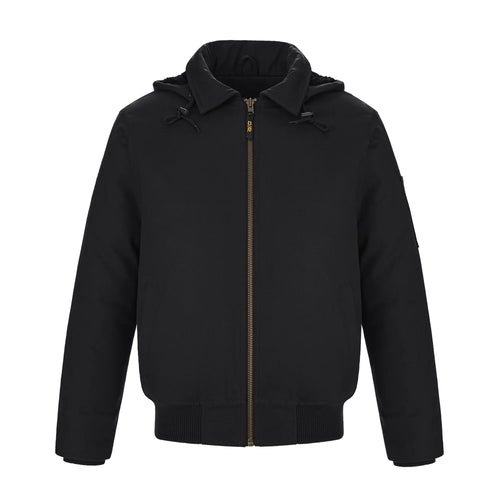 Canvas Sherpa Bomber in Black