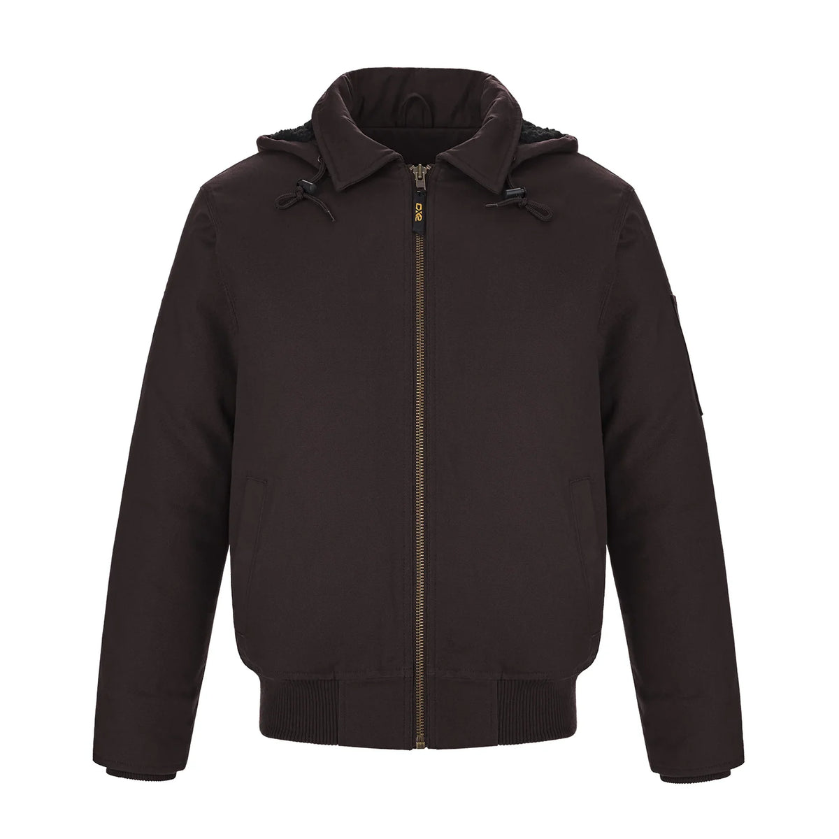 Canvas Sherpa Bomber in Brown