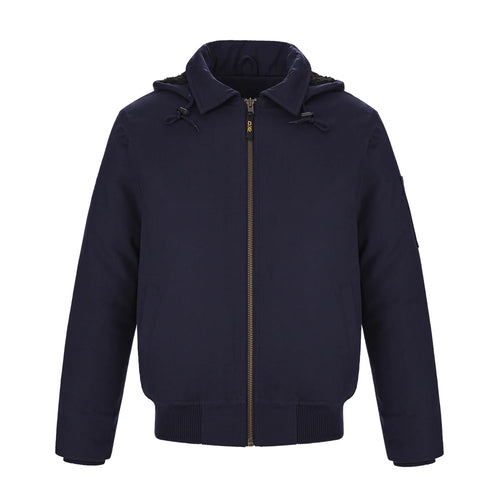 Canvas Sherpa Bomber in Navy