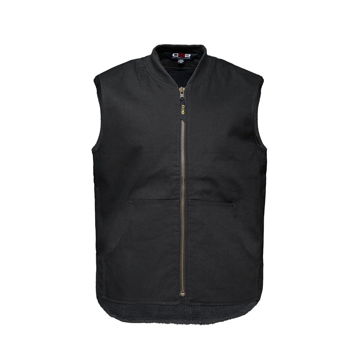 Canvas Sherpa Vest in Black