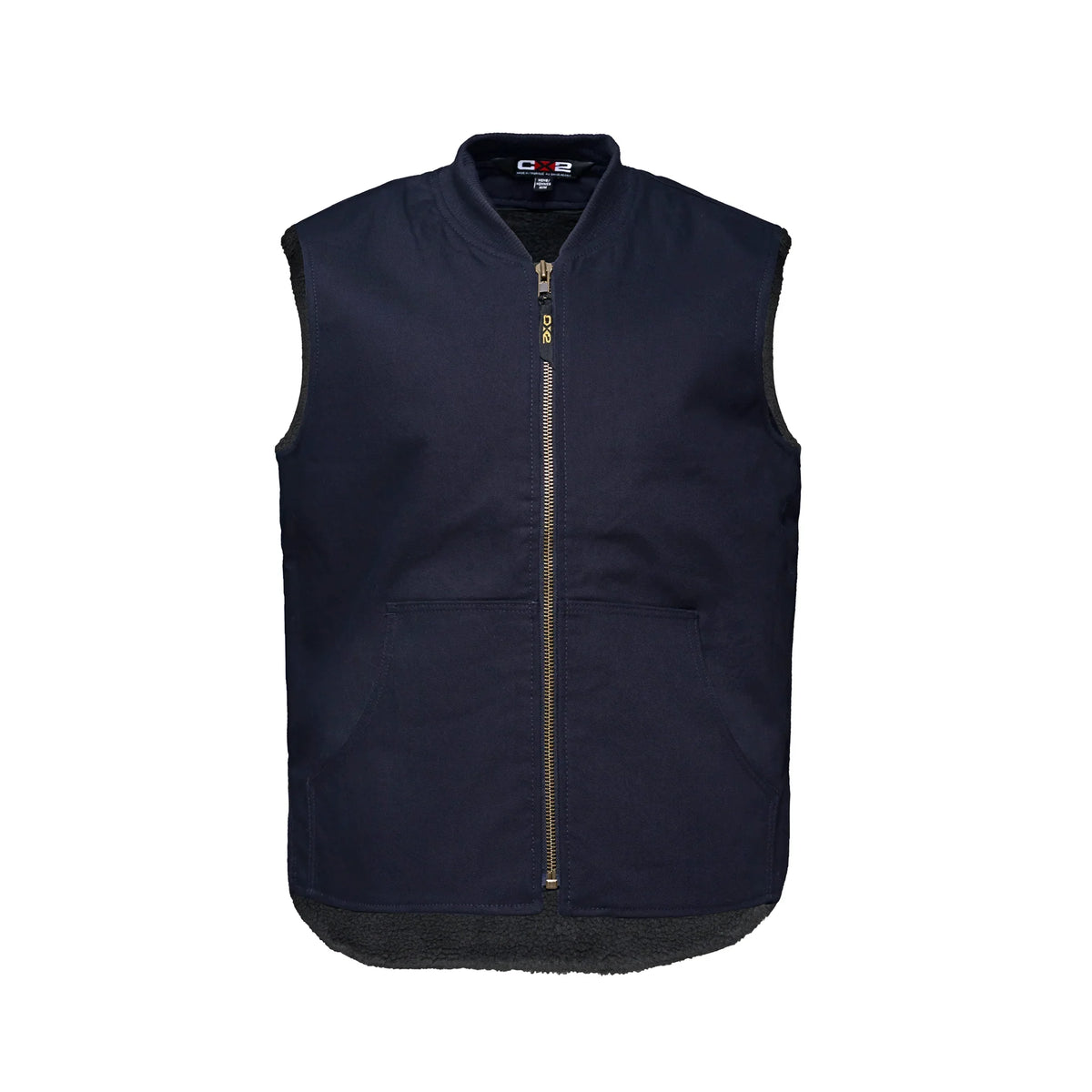 Canvas Sherpa Vest in Navy
