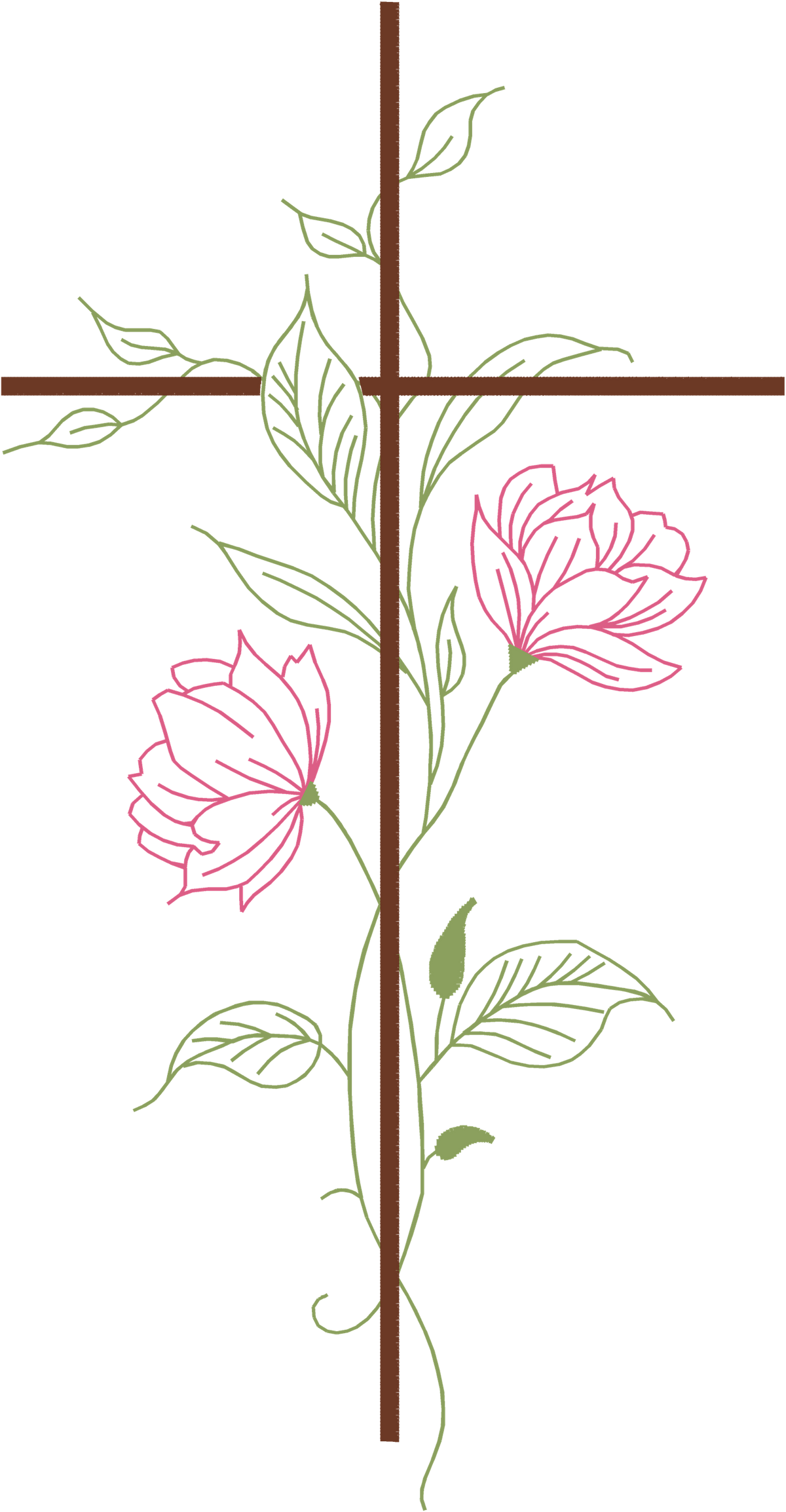 Floral Cross