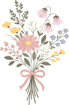 Pastel Wildflower Bouquet
