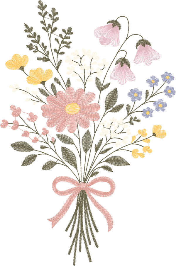 Pastel Wildflower Bouquet