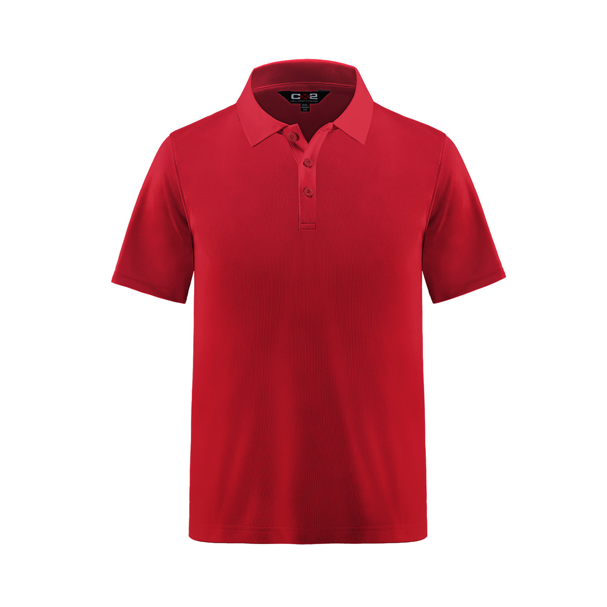 Pique Polo in Red