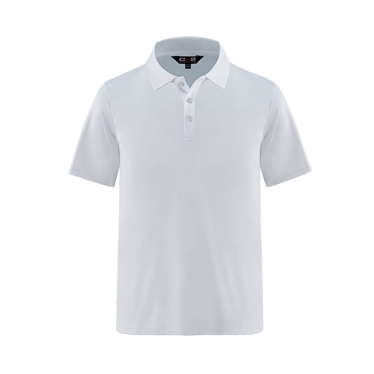 Youth Pique Polo in White