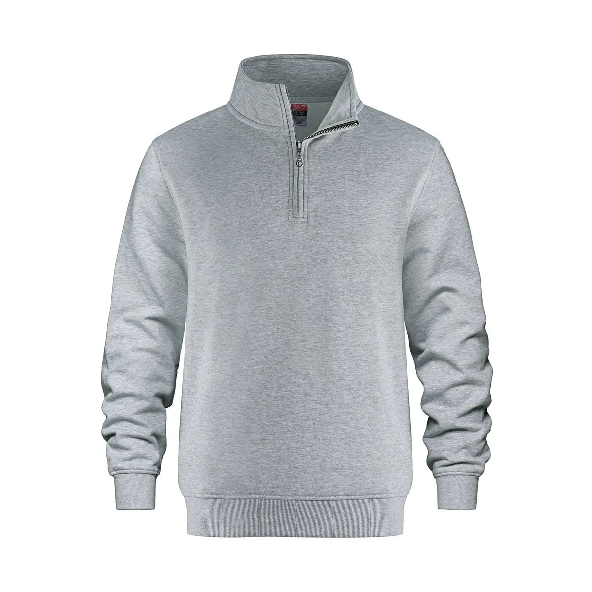 Premium Quarter-Zip in Athletic Grey Heather