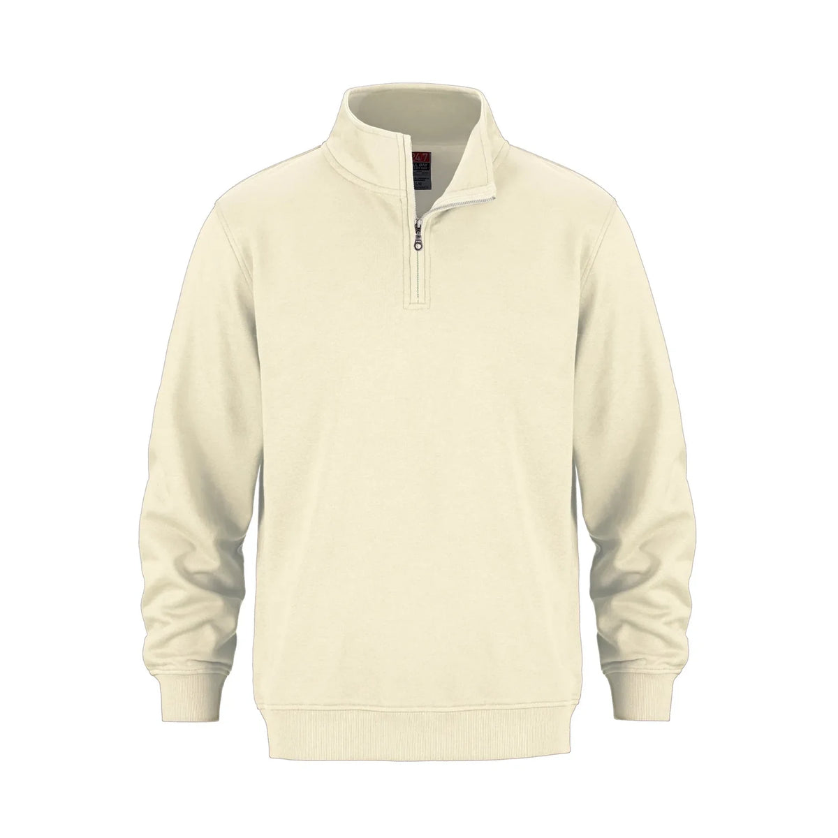 Premium Quarter-Zip in Ivory