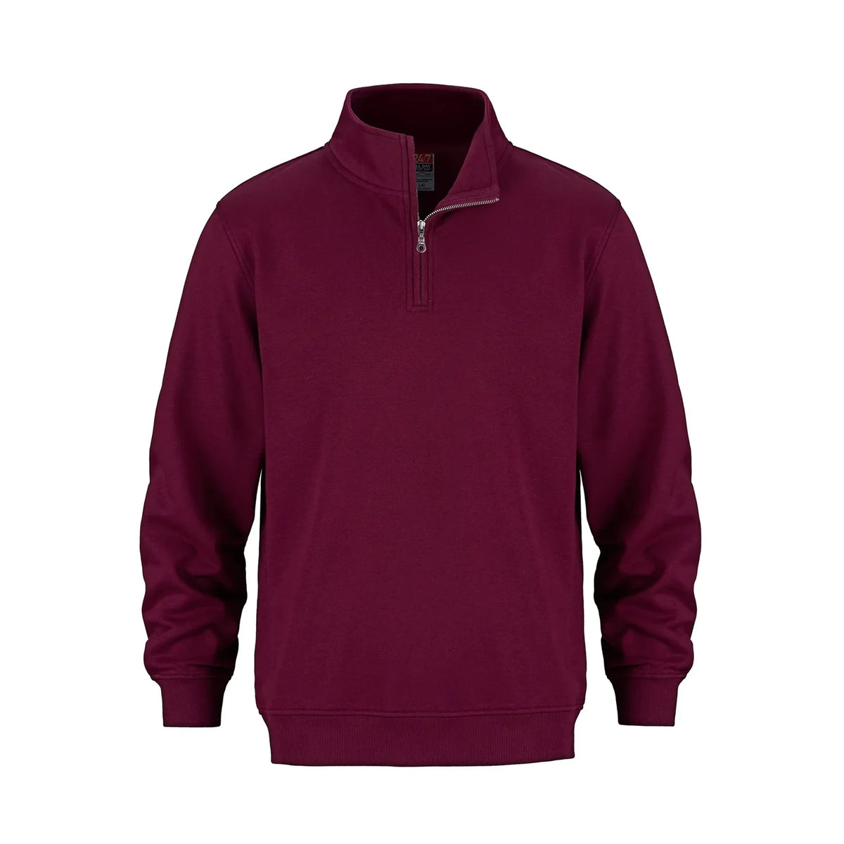 Premium Quarter-Zip in Maroon