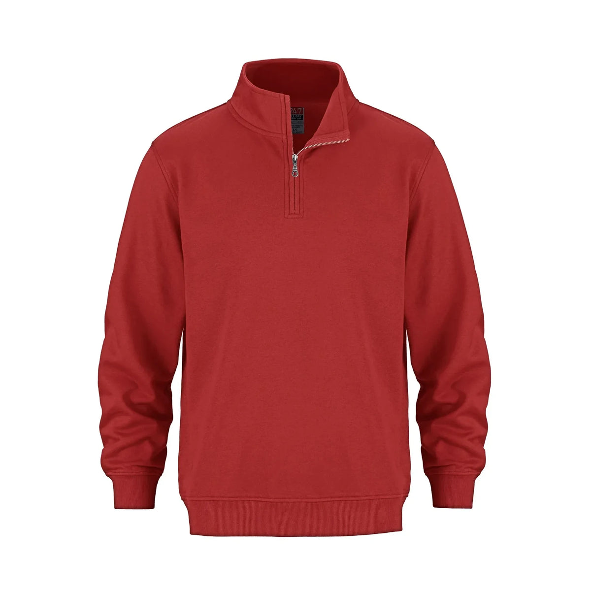Premium Quarter-Zip in Red