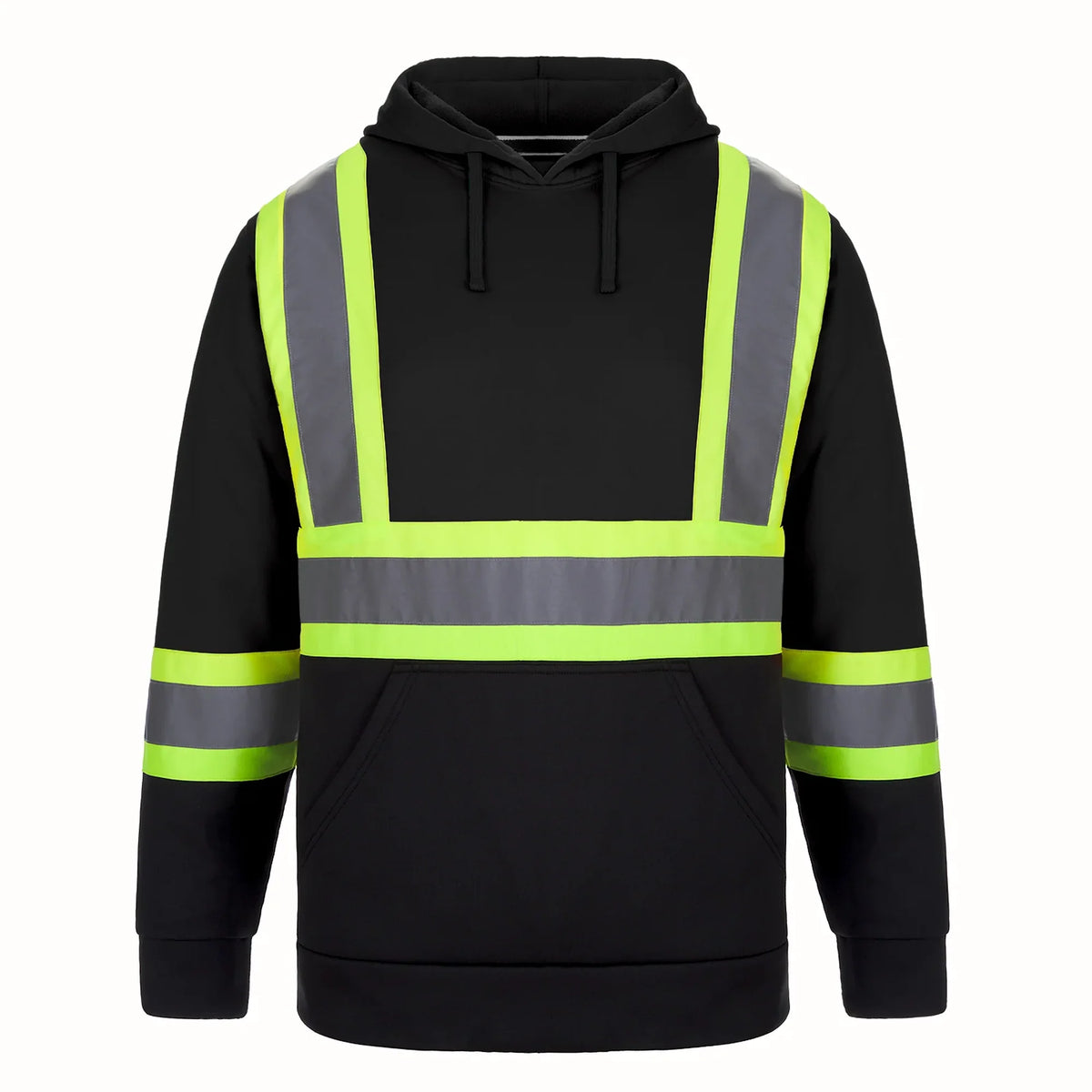 Hi-Vis Hoodie in Black
