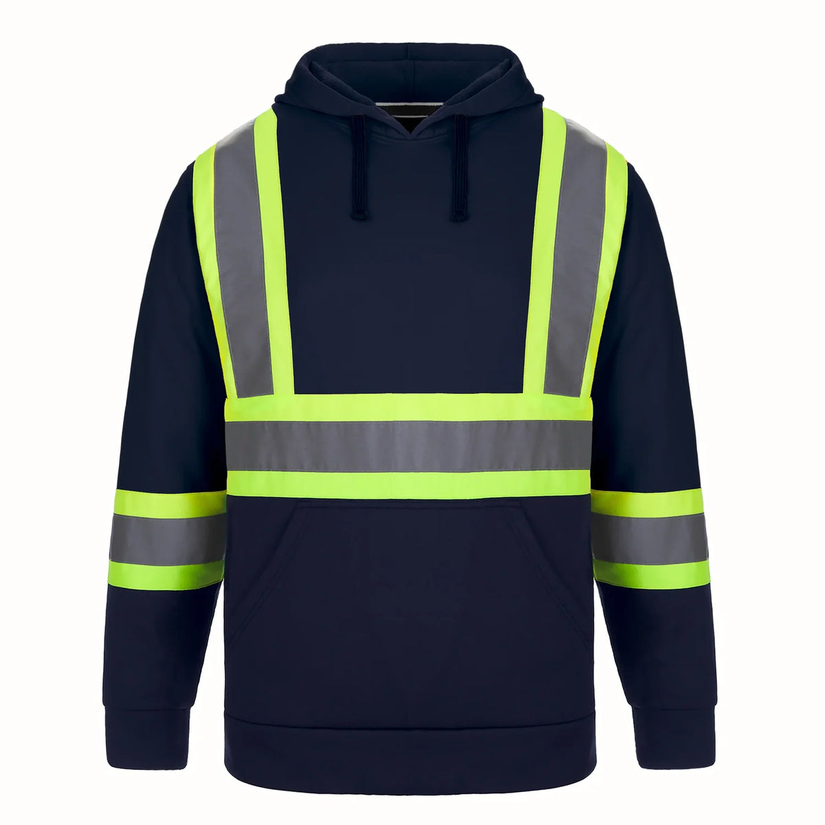 Hi-Vis Hoodie in Navy