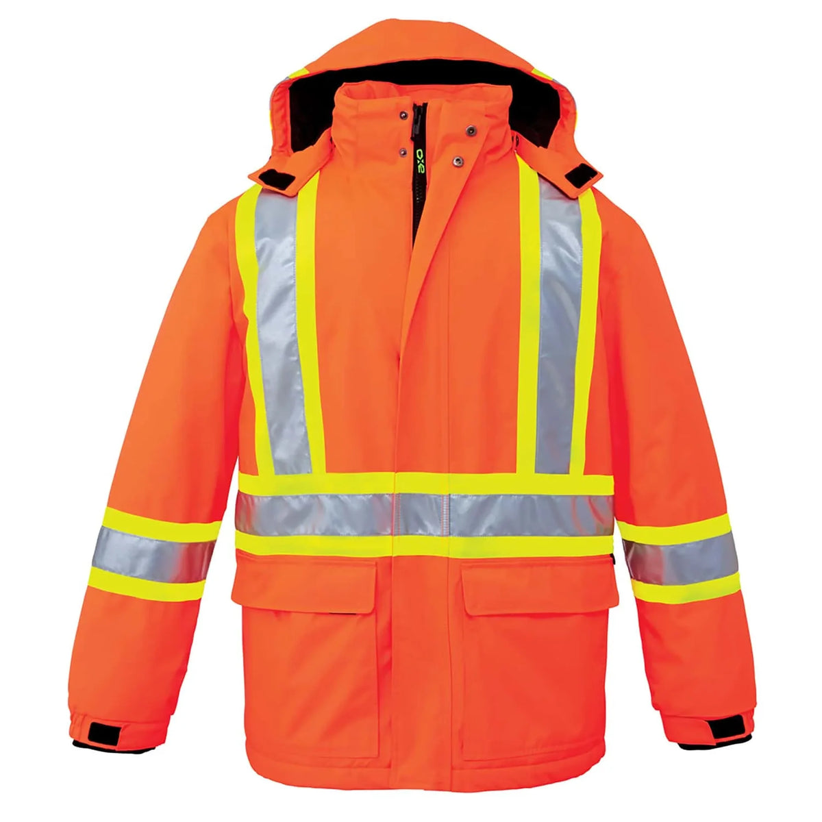 Hi-Vis Insulated Parka in Fluorescent Orange