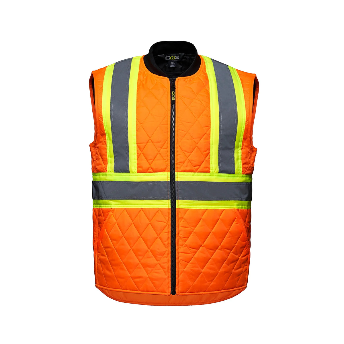 Hi-Vis Quilted Vest in Fluorescent Orange