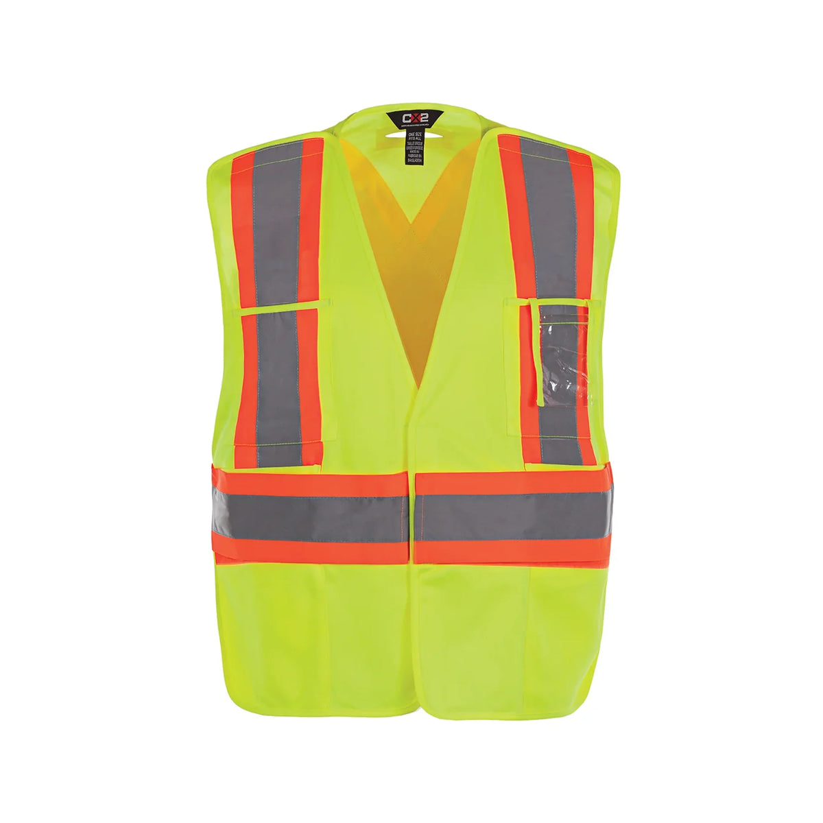 Hi-Vis Tear-Away Vest (One Size) in Fluorescent Yellow