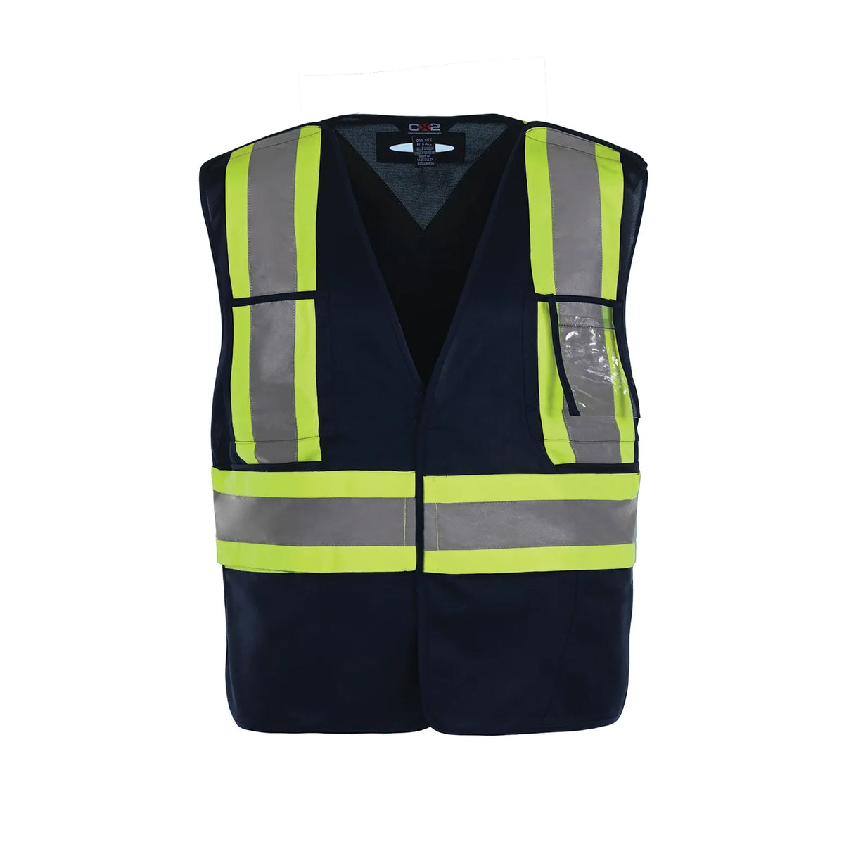 Hi-Vis Tear-Away Vest (One Size) in Navy
