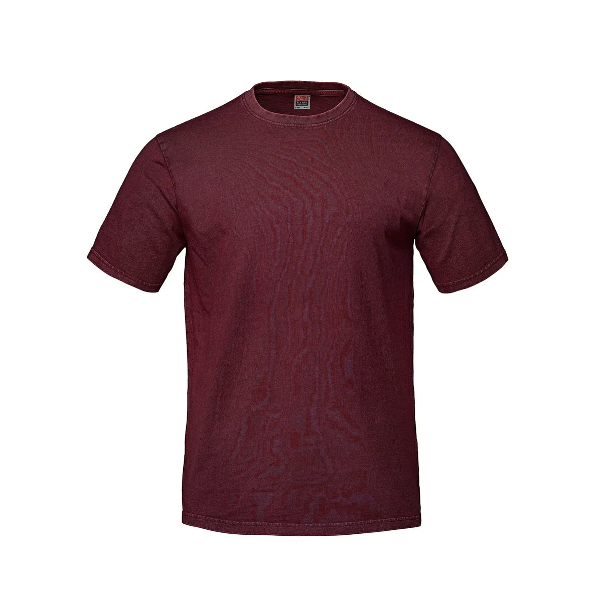 Vintage Wash Tee in Vintage Maroon