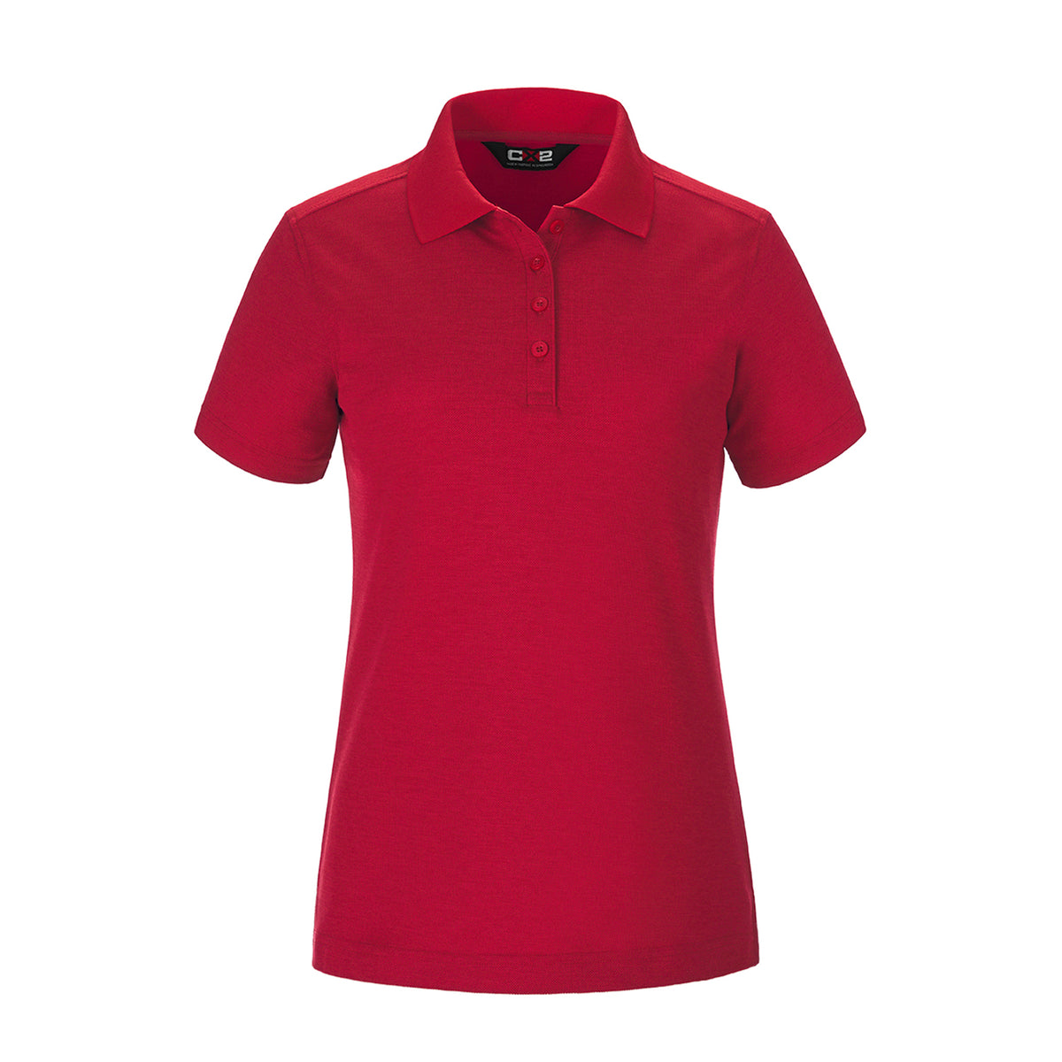 Ladies Mesh Polo in Red