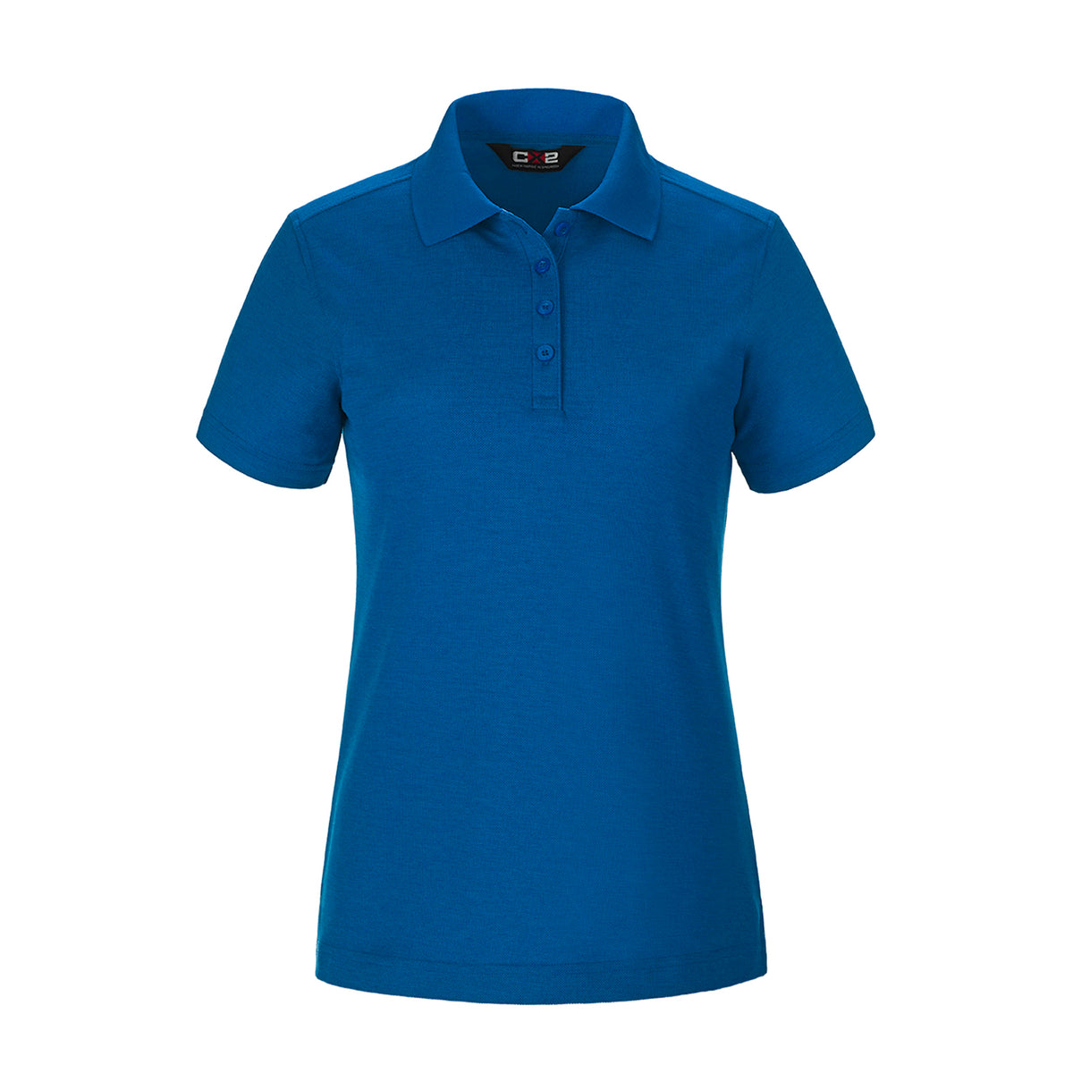 Ladies Mesh Polo in Royal