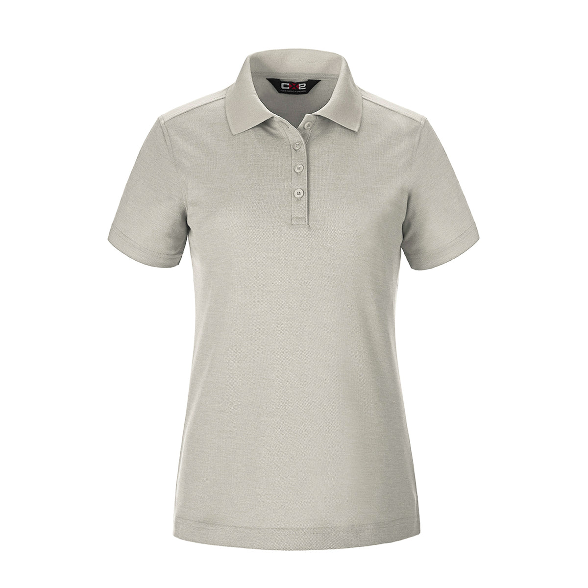 Ladies Mesh Polo in White