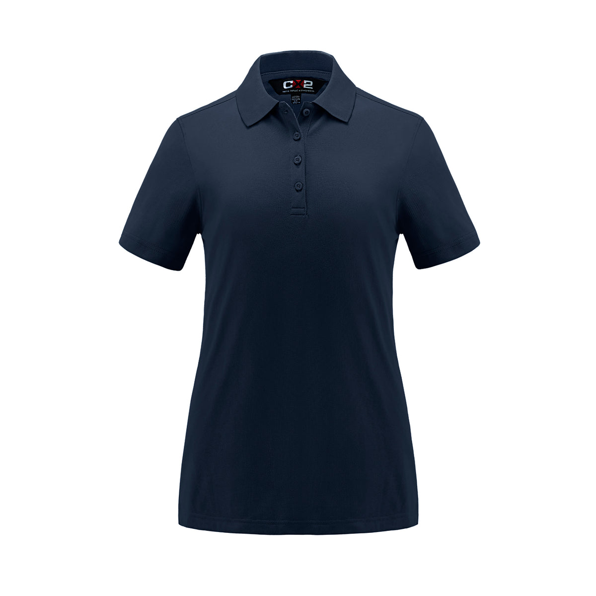 Ladies Pique Polo in Navy