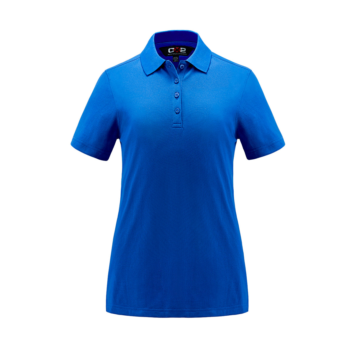 Ladies Pique Polo in Royal