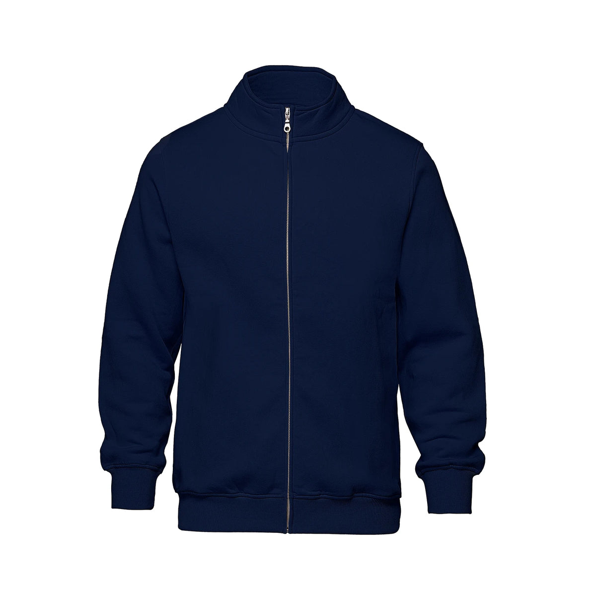 Premium Zip Sweatshirt in Navy