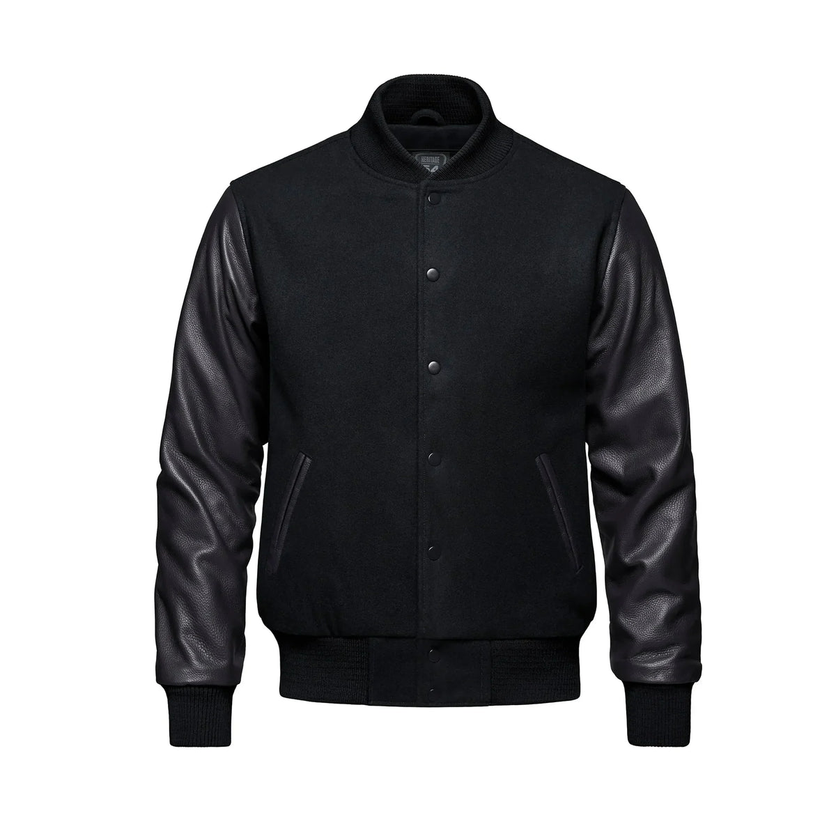 Varsity Jacket in Black